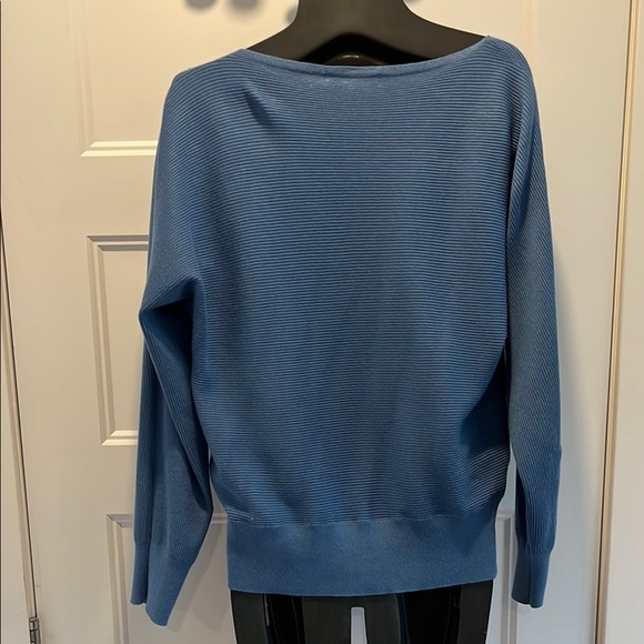 Tag Women's Blue Wrap Top - Picture 2 of 2
